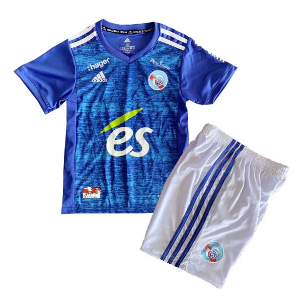 Camiseta Estrasburgo Primera Niños 2020-2021 Azul